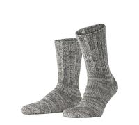 FALKE Brooklyn M So cotone tinta unita 1 paio, Calzini Uomo, Grigio Silver 3203, 43-46