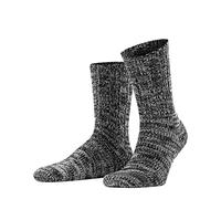 FALKE Brooklyn M So cotone tinta unita 1 paio, Calzini Uomo, Nero Black 3000, 39-42