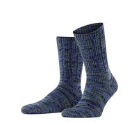FALKE Brooklyn M So Cotone Tinta Unita Calzini, Blu Water 6550, 39-42 Uomo