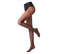 FALKE Shaping Top 20 DEN W Ti trasparenti velati con effetto modellante 1 pezzo, Collant Donna, Nero Black 3009, M-L