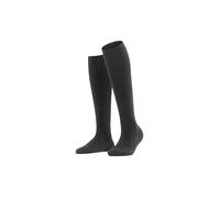 Falke Calze al ginocchio Softmerino W Kh - Lana cotone tinta unita - Grigio Anthracite Melange 39/40