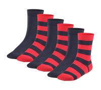 FALKE Calze Bambini, Confezione Da 6 - Happy Stripe, Calzini Corti, A Righe