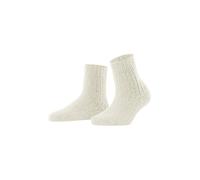 FALKE Bedsock Rib W Hp lana cachemire caldi spessi 1 paio, Calzini Donna, Bianco Off-White 2049, 35-38