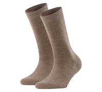 FALKE Calze Da Donna 2 Pezzi - Softmerino SO, Calzini Corti, Monocromo