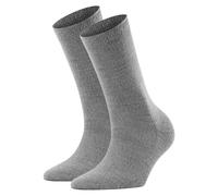 FALKE Calze Da Donna 2 Pezzi - Softmerino SO, Calzini Corti, Monocromo