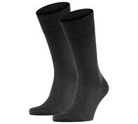 Falke Calze da Uomo 2er Pacco - Sensibile Berlino, Corta , Fascia Elastica, Uni