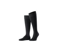 FALKE Energizing Cotton M Kh sottili con compressione 1 paio, Calzini lunghi Uomo, Nero Black 3000, 39-40