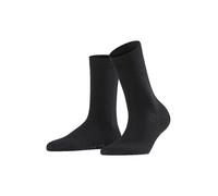 FALKE Softmerino W So lana cotone tinta unita 1 paio, Calzini Donna, Nero Black 3009, 39-40