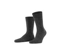 FALKE Teppich Im Schuh M So lana tinta unita 1 paio, Calzini Uomo, Grigio Anthracite Melange 3080, 43-44