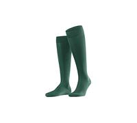 FALKE Tiago M Kh sostenibili cotone filo di Scozia al ginocchio tinta unita 1 paio, Calzini lunghi Uomo, Verde Hunter Green 7441, 39-40