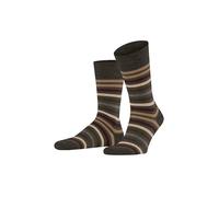 FALKE Tinted Stripe M So lana cotone fantasia 1 paio, Calzini Uomo, Verde Beech 7464, 39-42
