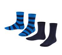FALKE Calzini Bambini, Confezione Da 2 - Happy Stripe, Calzini Corti, A Righe