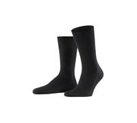 FALKE Bristol Pure M So lana tinta unita 1 paio, Calzini Uomo, Nero Black 3000, 39-40