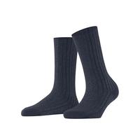 FALKE Calzini da donna Cosy Wool Boot W So Lana Cashmere tinta unita 1 paio Blu Blue Ink 6491 Special Edition, 39-40, Blue Ink 6491 Special Edition, 39-40