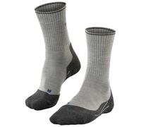 Falke - Calzini escursionismo donna - TK2 Explore Wool Silk W Light Grey per Donne - Taglia 35-36 - Grigio