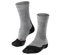 FALKE TK2 Explore W So lana filo funzionale spessi antivesciche 1 paio, Calzini da escursionismo Donna, Grigio Light Grey 3403, 35-36