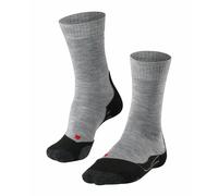 Falke Calze da trekking TK2 Explore - lana, filo funzionale, spesse, antivesciche - Grigio 44-45