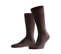 FALKE Airport M So lana cotone tinta unita 1 paio, Calzini Uomo, Marrone Brown 5930, 45-46