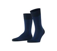 FALKE Oxford Stripe M So cotone fantasia 1 paio, Calzini Uomo, Blu Space Blue 6116, 43-44