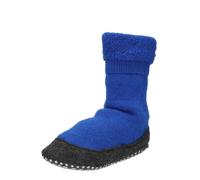FALKE Cosyshoe K Hp lana con suola in gomma 1 paio, Calze da casa Unisex - Bambini, Blu Cobalt Blue 6054, 33/34 EU
