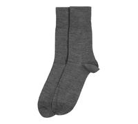 Falke Airport M So lana cotone tinta unita 1 paio, Calzini Uomo, Grigio Dark Grey 3070, 49-50