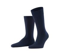 FALKE Lhasa Rib M So lana cachemire tinta unita 1 paio, Calzini Uomo, Blu Dark Navy 6375, 39-42