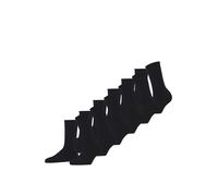 FALKE Happy Multipack W So cotone tinta unita confezione di 6 paia, Calzini Donna, Nero Black 3000, 35-38
