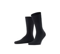 FALKE Airport Plus M So lana cotone tinta unita 1 paio, Calzini Uomo, Nero Black 3000, 39-40