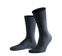 FALKE Airport Plus M So lana cotone tinta unita 1 paio, Calzini Uomo, Blu Dark Navy 6370, 43-44