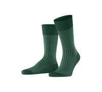 FALKE Oxford Stripe M So cotone fantasia 1 paio, Calzini Uomo, Verde Hunter Green 7441, 41-42