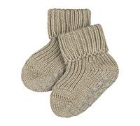 FALKE Catspads Cotton B Hp spessi con suola in gomma 1 paio, Calze da casa Unisex - Bimbi 0-24, Beige Sand Melange 4650, 62-68
