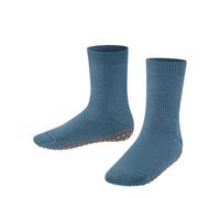 FALKE Catspads K Hp cotone lana con suola in gomma 1 paire, Calze da casa Unisex - Bambini, Turchese Petrol 6795, 27-30