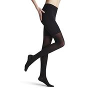 FALKE Cellulite Control 50 DEN W Ti semicoprenti contro la ritenzione idrica 1 pezzo, Collant Donna, Nero Black 3009, M-L