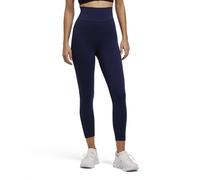 FALKE Cellulite Tights Light 7/8 W Ti Filo Funzionale Asciugatura Rapida Pantaloni, Blu Space Blue 6116, S Donna