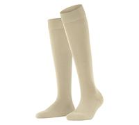 FALKE ClimaWool W Kh lana lyocell al ginocchio tinta unita 1 paio, Calzini lunghi Donna, Beige Cream 4011, 39-40