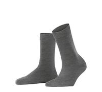 FALKE ClimaWool W So lana lyocell tinta unita 1 paio, Calzini Donna, Grigio Light Grey Melange 3216, 39-40