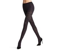 FALKE Collant alla moda CHECK MATE nero nero | M