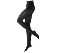 FALKE Softmerino W Ti lana cotone spessi tinta unita 1 pezzo, Collant Donna, Grigio Anthracite Melange 3089, 36-38