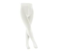 Falke Collant Family K cotone sostenibile tinta unita Bambini Bianco Off-White 122-128