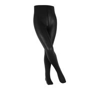 FALKE Cotton Touch K Ti coprenti tinta unita 1 pezzo, Collant Unisex - Bambini, Nero Black 3000, 152-164