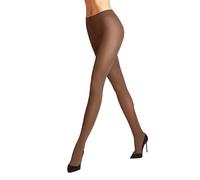 FALKE Pure Matt 50 DEN W Ti semicoprenti tinta unita 1 pezzo, Collant Donna, Marrone Caramel 5042, S-M