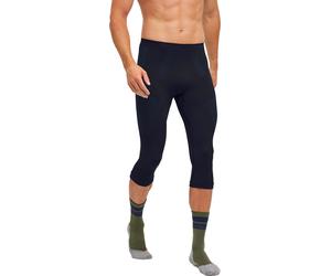 Falke - Collant tecnici caldi da uomo - 3/4 Tights Warm M Black per Uomo - Taglia M - Nero