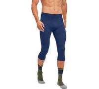 Falke - Collant tecnici caldi da uomo - 3/4 Tights Warm M Space Blue per Uomo - Taglia L