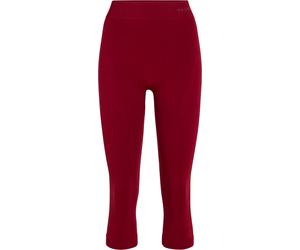 Falke - Collant tecnico caldo - 3/4 Tights Warm W Merlot per Donne - Taglia XS - Bordeaux