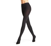 FALKE Warm Deluxe 80 DEN W Ti coprenti tinta unita 1 pezzo, Collant Donna, Nero Black 3009, S-M