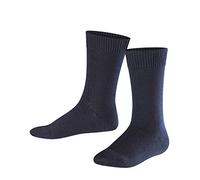 FALKE Comfort Wool K So lana tinta unita 1 paio, Calzini Unisex - Bambini, Blu Dark Marine 6170, 19-22