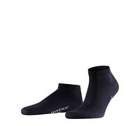 FALKE Cool 24/7 M Sn cotone bassi tinta unita 1 paio, Calzini corti Uomo, Blu Dark Navy 6375, 39-40