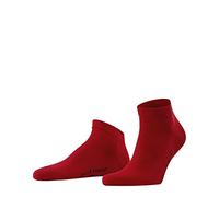 Falke Cool 24/7 M Sn cotone bassi tinta unita 1 paio, Calzini corti Uomo, Rosso Scarlet 8228, 39-40