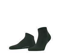 FALKE Cool 24/7 M Sn cotone bassi tinta unita 1 paio, Calzini corti Uomo, Verde Hunter Green 7441, 39-40