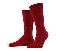 FALKE Cool 24/7 M So cotone tinta unita 1 paio, Calzini Uomo, Rosso Scarlet 8228, 45-46